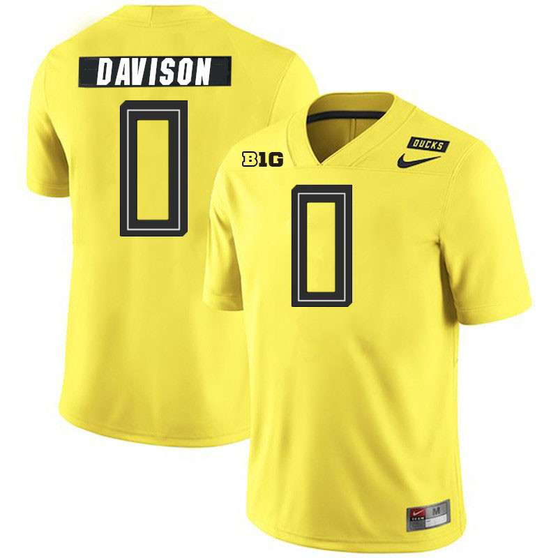 Jordon Davison Oregon Jersey,Oregon Ducks Football Uniforms,Jerseys Youth-Alternate Yellow